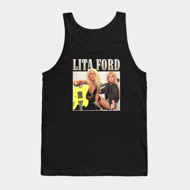 Lita ford//Retro for fans Tank Top by DetikWaktu